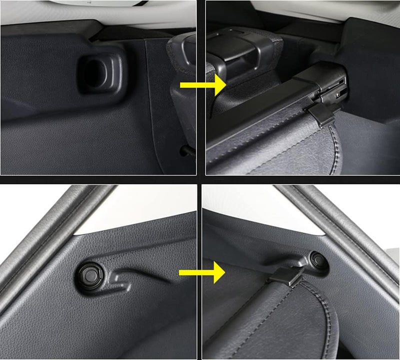 Cosilee Subaru Crosstrek Impreza Cargo Cover Compatible for Subaru Crosstrek and Impreza Hatckback 2018 2019 2020 2021 2022 2023 Rear Trunk Security Cover Shielding Shade - Image 4
